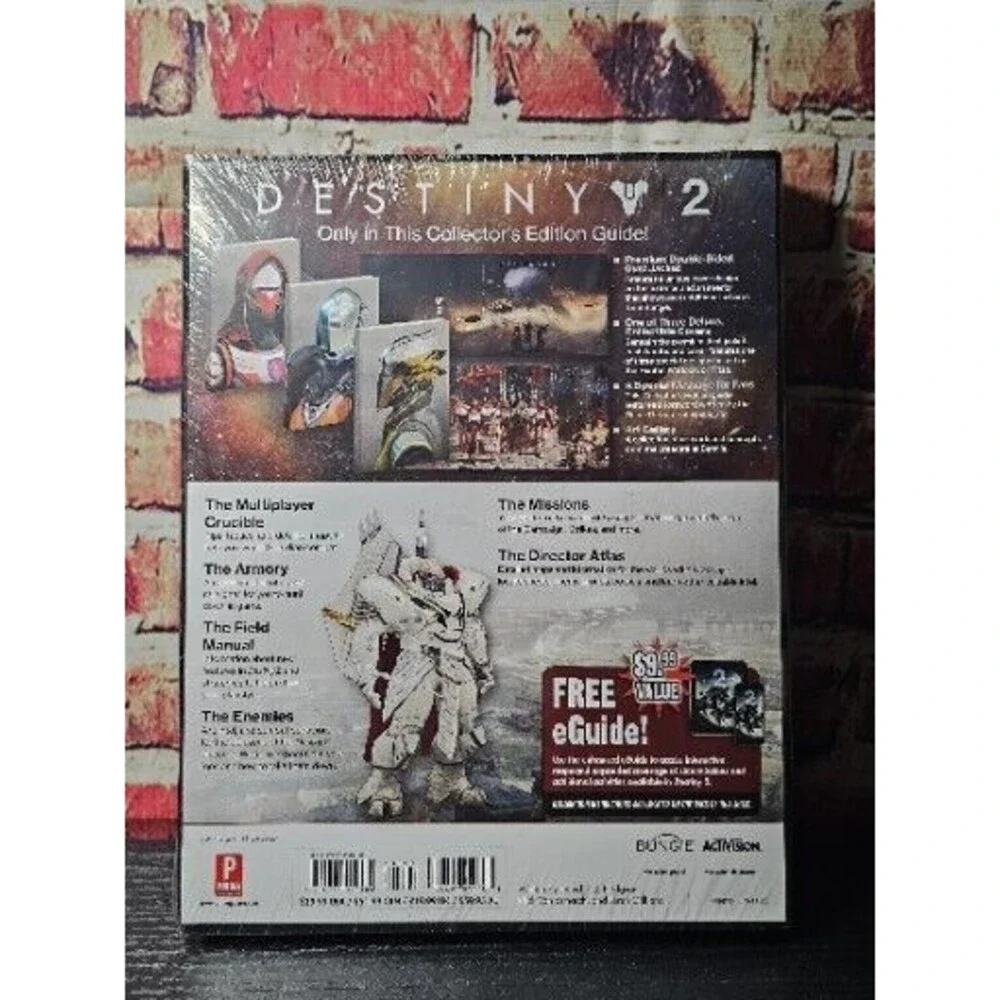 Destiny 2 Collector's Edition Guide Hardcover Book Bungie Prima Games